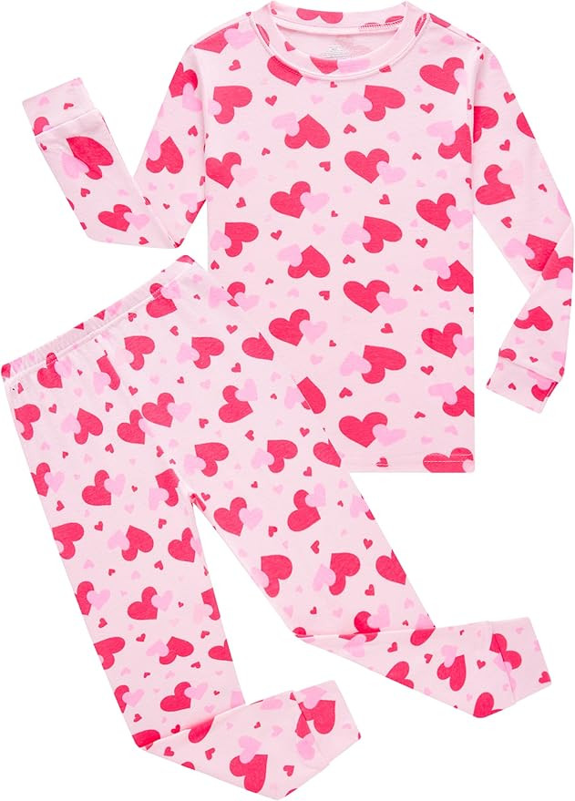 Family Feeling Little Boys Girls Child Pajamas Sets 100% Cotton Toddler Pjs | Amazon (US)