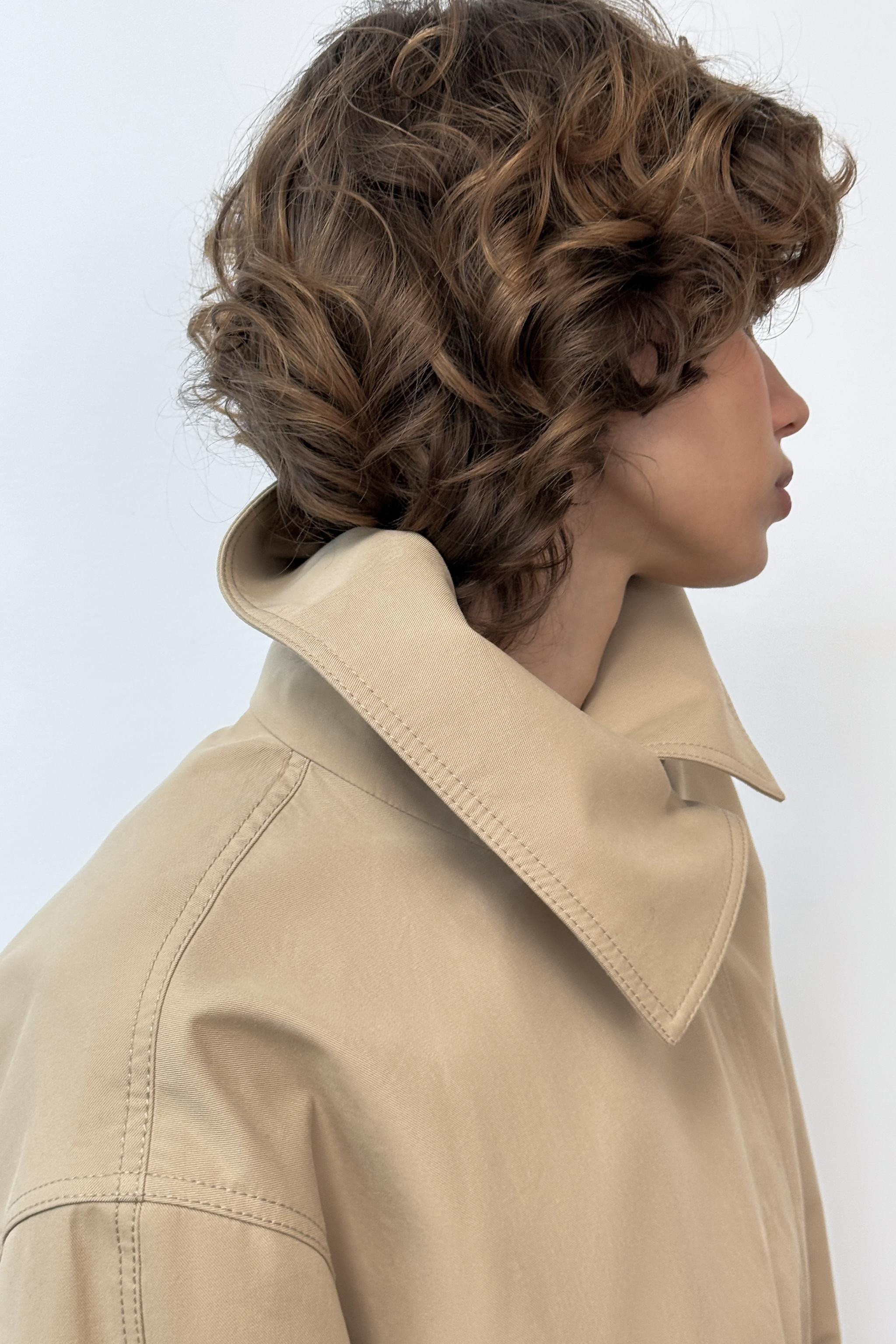 SHORT TRENCH COAT WITH BELT | Zara UK