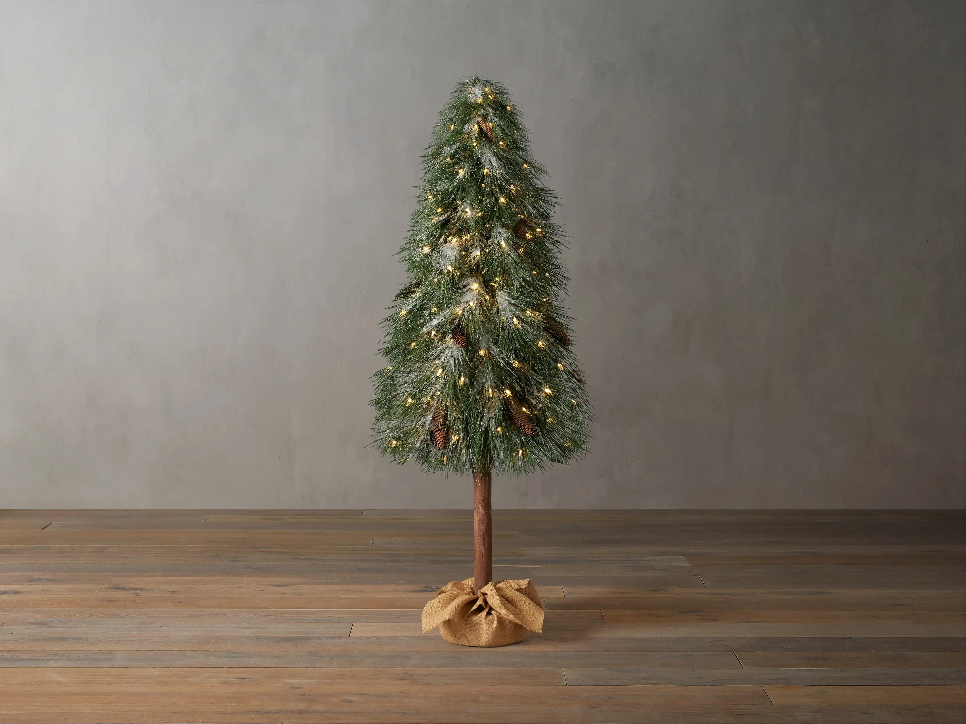 Faux Long Needle Icy Pine Tree | Arhaus