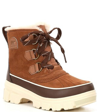 Sorel Tivoli V Waterproof Suede Cold Weather Booties | Dillard's | Dillard's