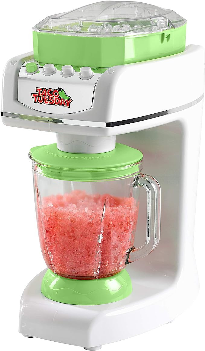 Taco Tuesday 56-Oz. Margarita & Slush Maker, Shave, Blend, and Shave-Blend Settings, Water Drip R... | Amazon (US)