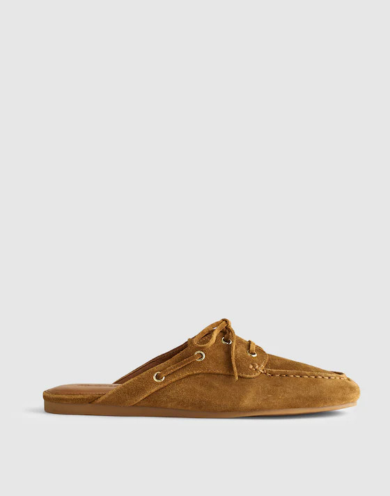 The Jamie Boat Mule in Suede | Madewell
