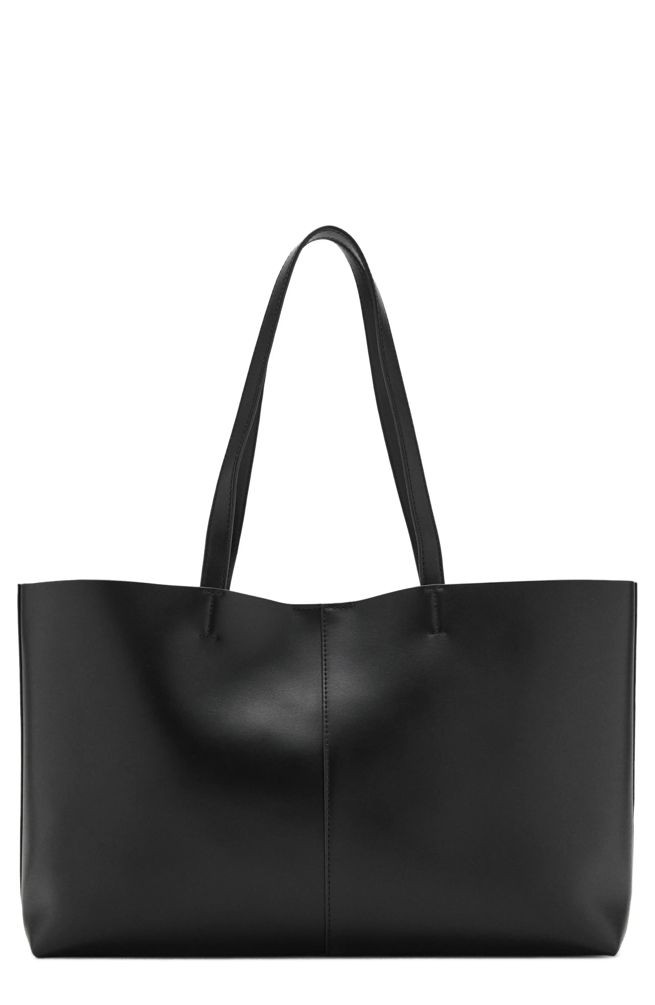 Faux Leather Shopper Tote (Women) | Nordstrom | Nordstrom