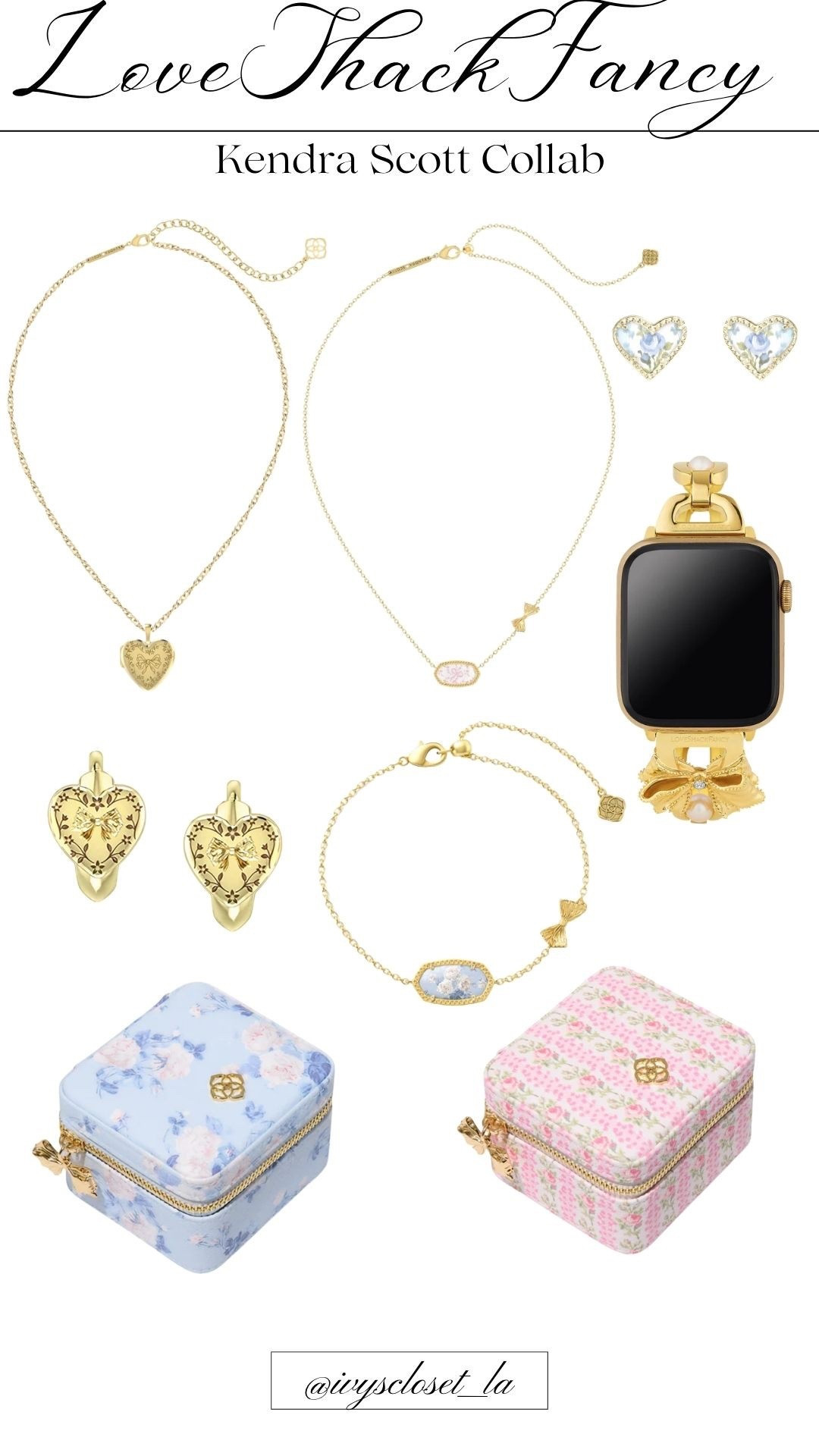 Loveshack Fancy and Kendra Scott collab! Dave the date for 4/7 