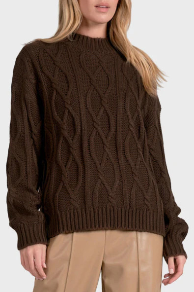 Tristian Sweater | Cable Knit Crewneck | Gibson