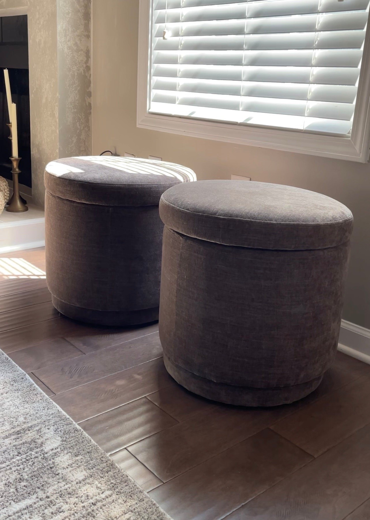 Gorgeous brown Ottomans from Target

#LTKHome