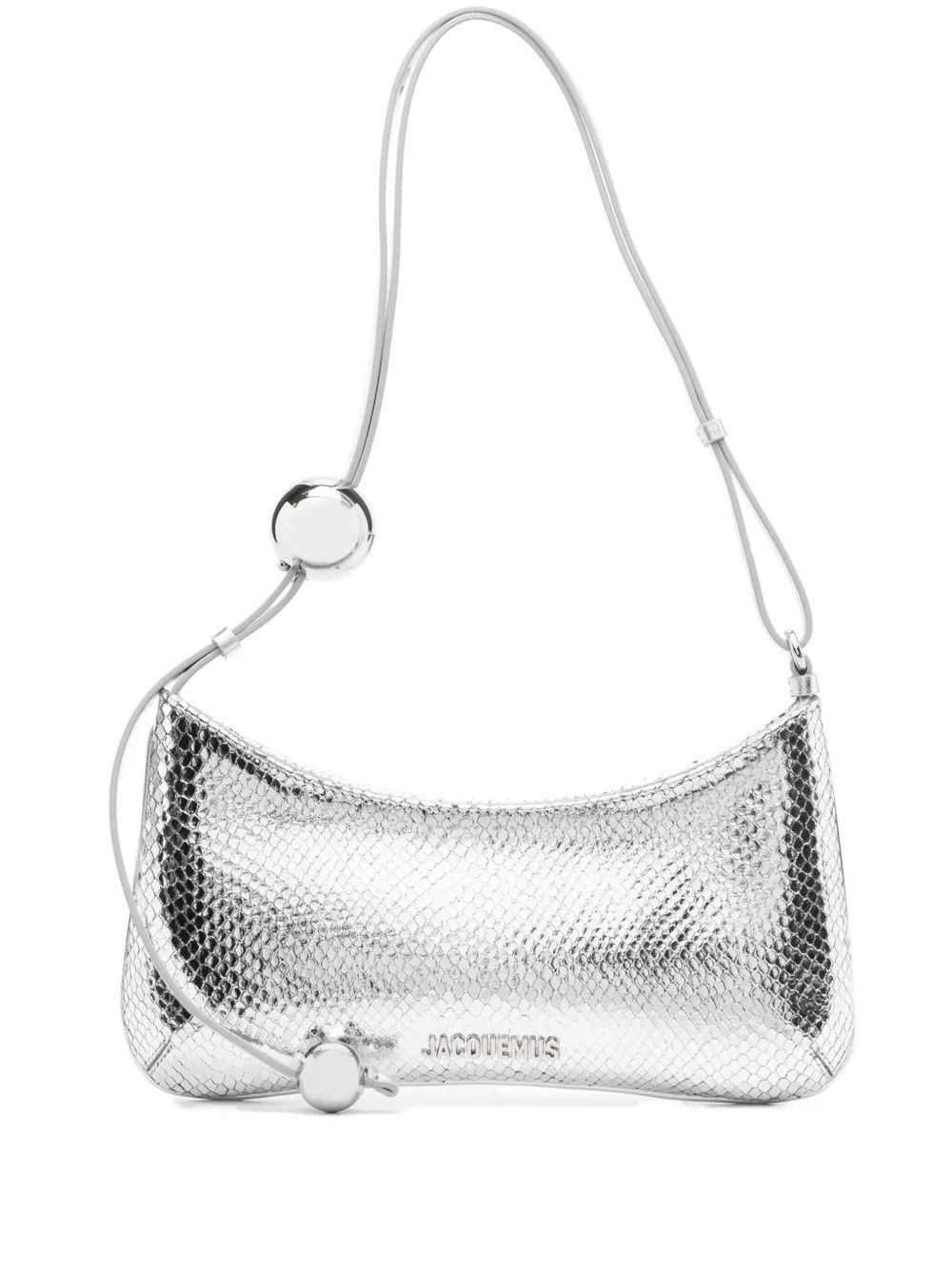 Jacquemus The Bisou Perle bag - Silver | Farfetch Global
