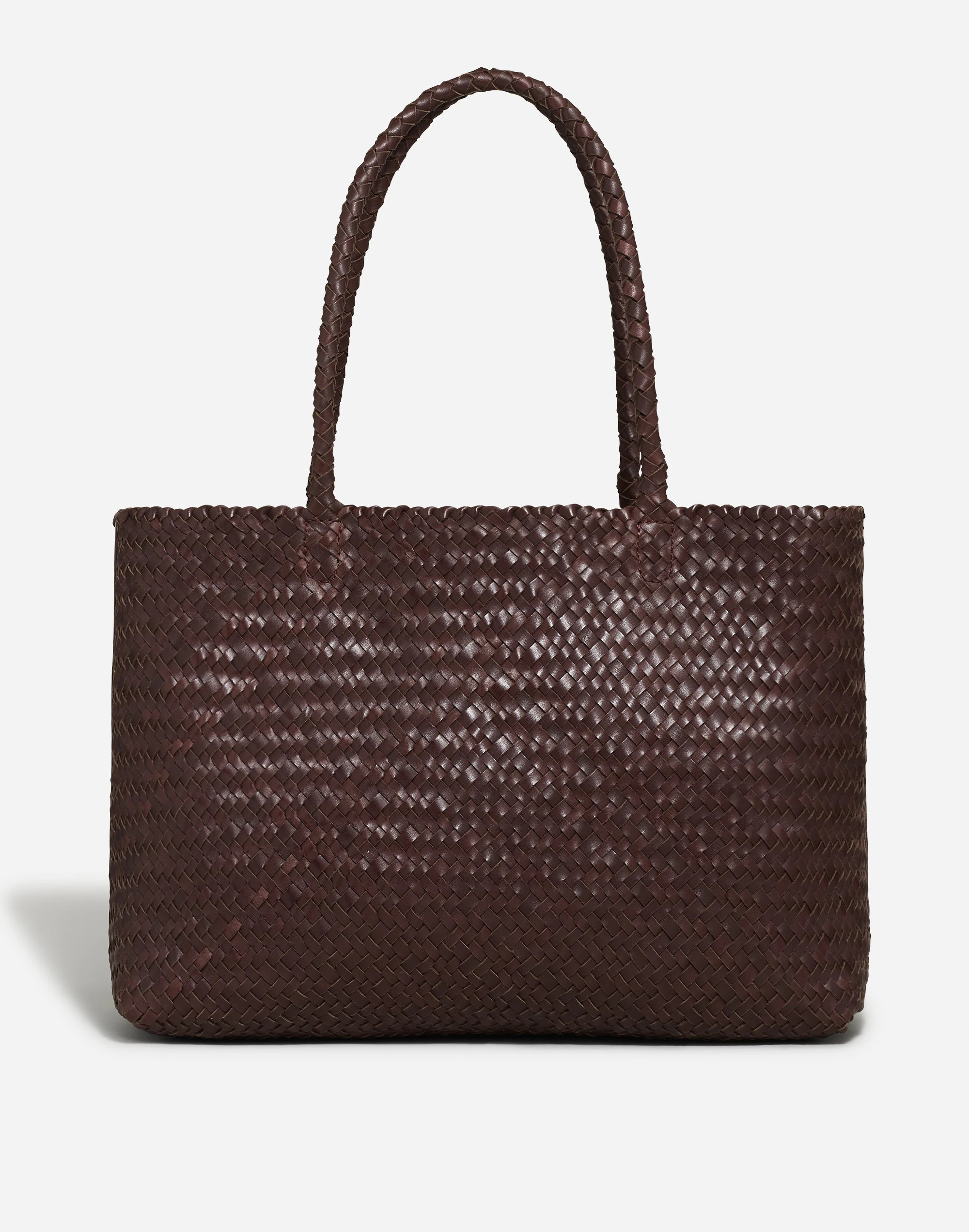 The Handwoven Leather Tote | Madewell