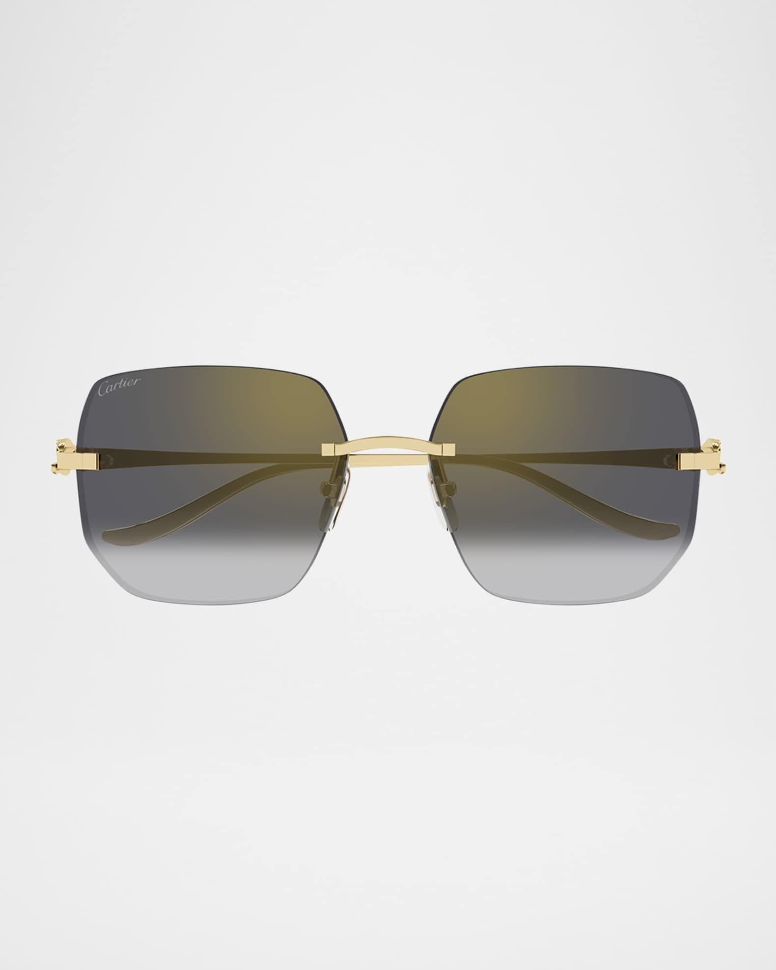 Rimless Metal Butterfly Sunglasses | Neiman Marcus