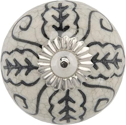 Mela Artisans 12-Pack Ceramic Knobs for Dresser Drawers - Decorative Cabinet Handles, Knobs, Pull... | Amazon (US)