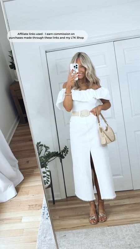 All white outfit for summer 