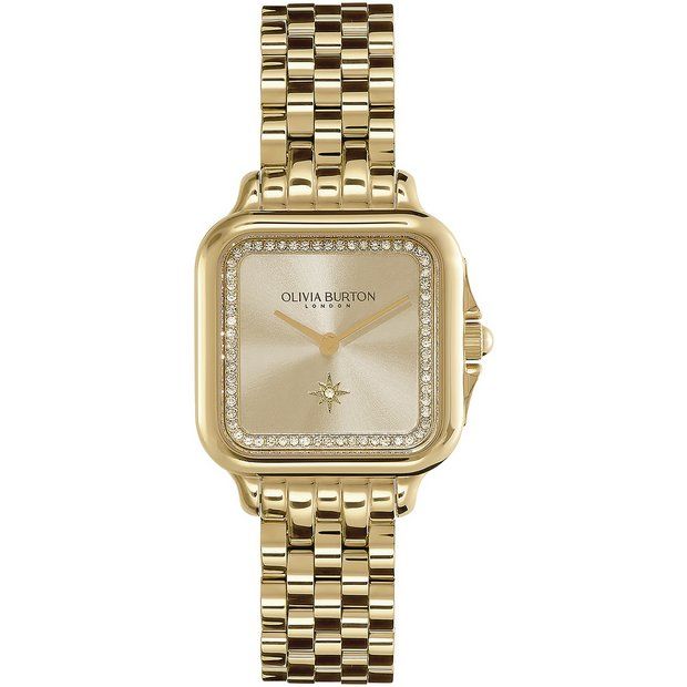 Olivia Burton Gold Colour IP Stainless Steel Bracelet Watch315/9233 | argos.co.uk