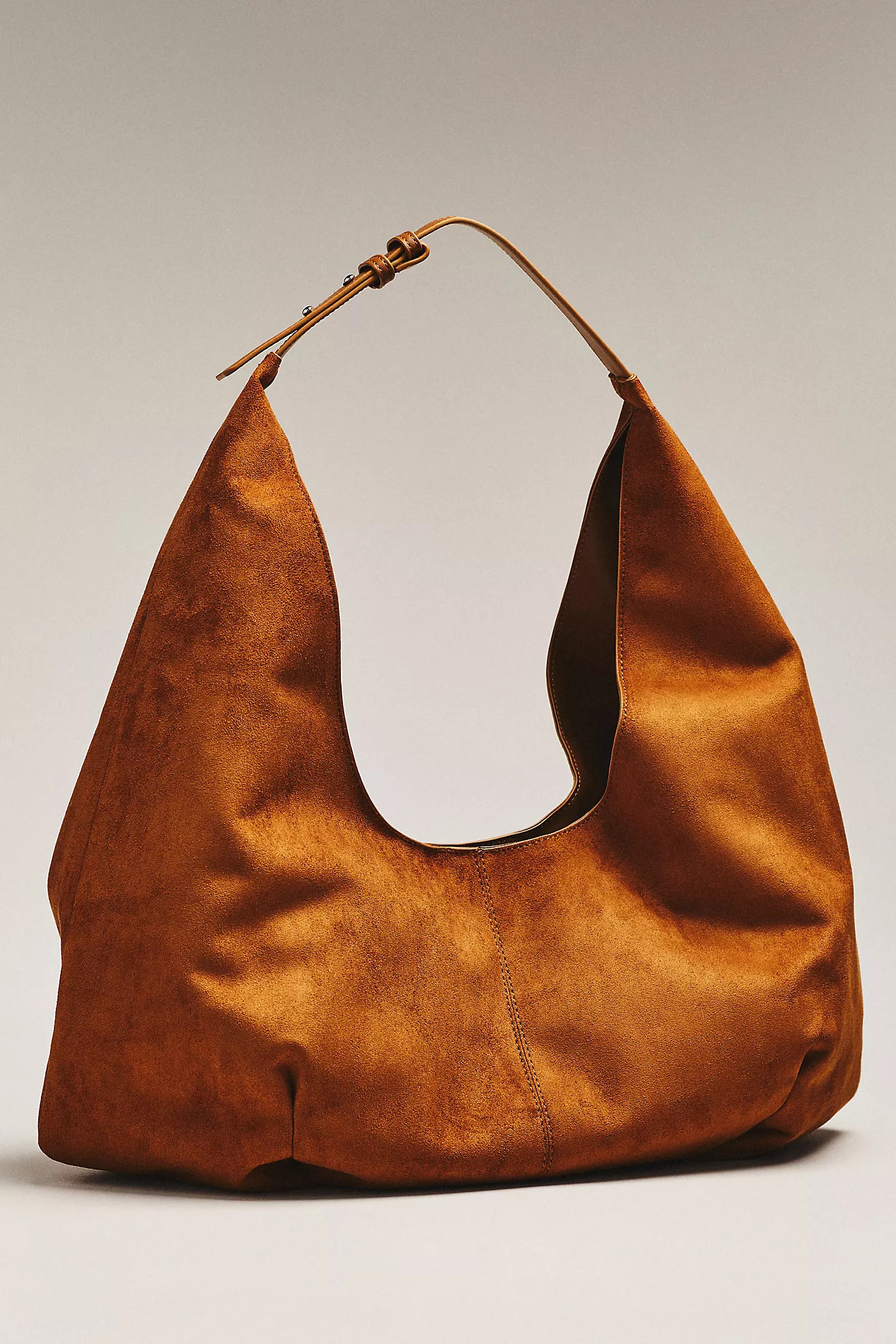 Large Faux-Suede Slouchy Tote | Anthropologie (US)