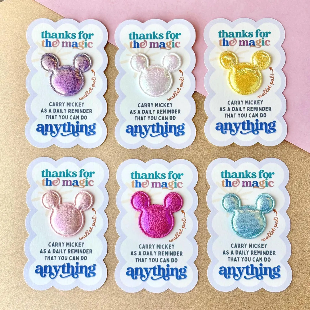 Mini Shimmery Pixie Dust Card for Cast Members, Mickey Pocket Hug, Cast Member Gifts, Disney Crui... | Etsy (US)