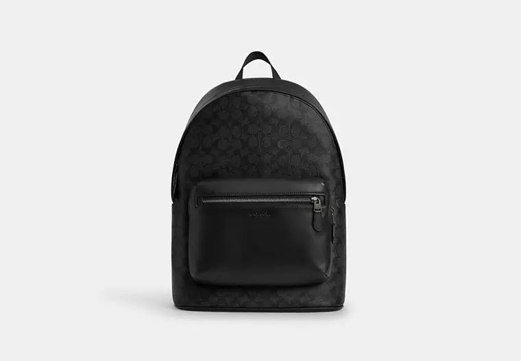 West Backpack In Signature Canvas | Coach Outlet US