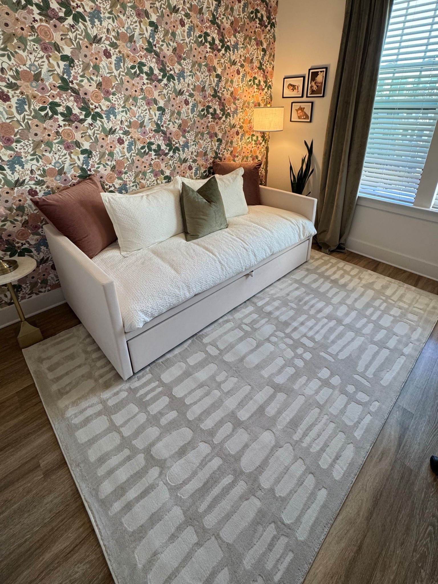 Can you believe this rug is washable!? I.got the 6’7” x 9’ size in “cream” - also this twin day bed pulls our to a king with memory foam mattresses. Such a good find! 

#rugsusa #washablerug

#LTKHome #LTKSaleAlert #LTKdayinmylife