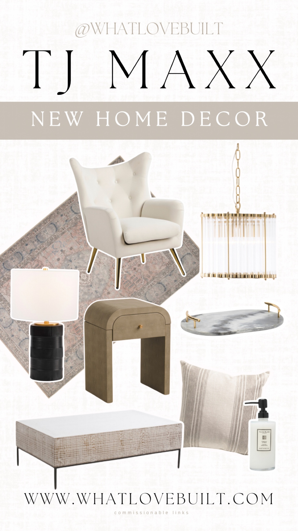 Tj Maxx Home New Arrivals 

#home #tjmaxx #marshalls #homedecor #homefurniture #furniture #lighting #pillows #homeaccents #rug #arearug #nightstand #bedroom #livingroom #design 

#LTKhome #LTKfindsunder100 #LTKstyletip