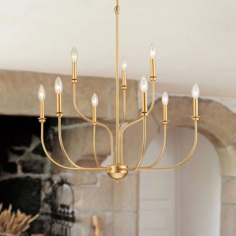 Trudeau 9 - Light Dimmable Classic / Traditional Chandelier | Wayfair North America