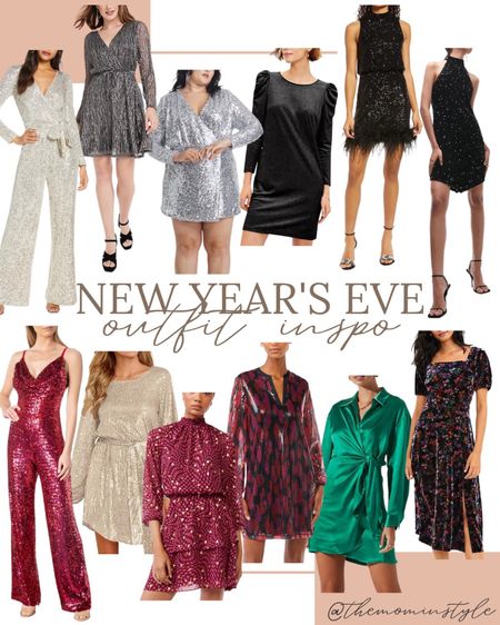 New Year’s Eve Outfit Inspo - New Year’s Eve dresses - New Year’s Eve - Gold Dress - Black Dress - Sequin Jumpsuit 

#LTKSeasonal #LTKstyletip #LTKHoliday