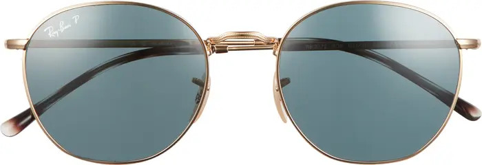 54mm Polarized Round Sunglasses | Nordstrom