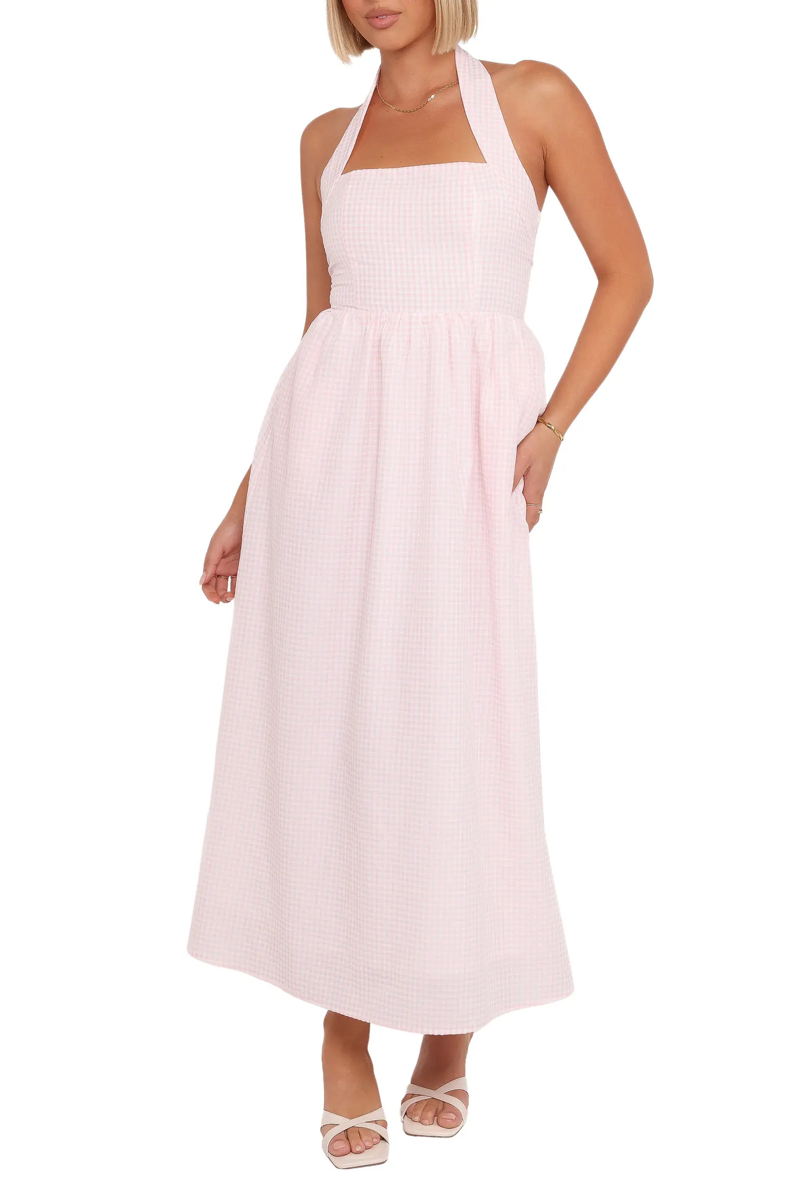 Petal & Pup Margerie Halter Dress (Women) | Nordstrom | Nordstrom