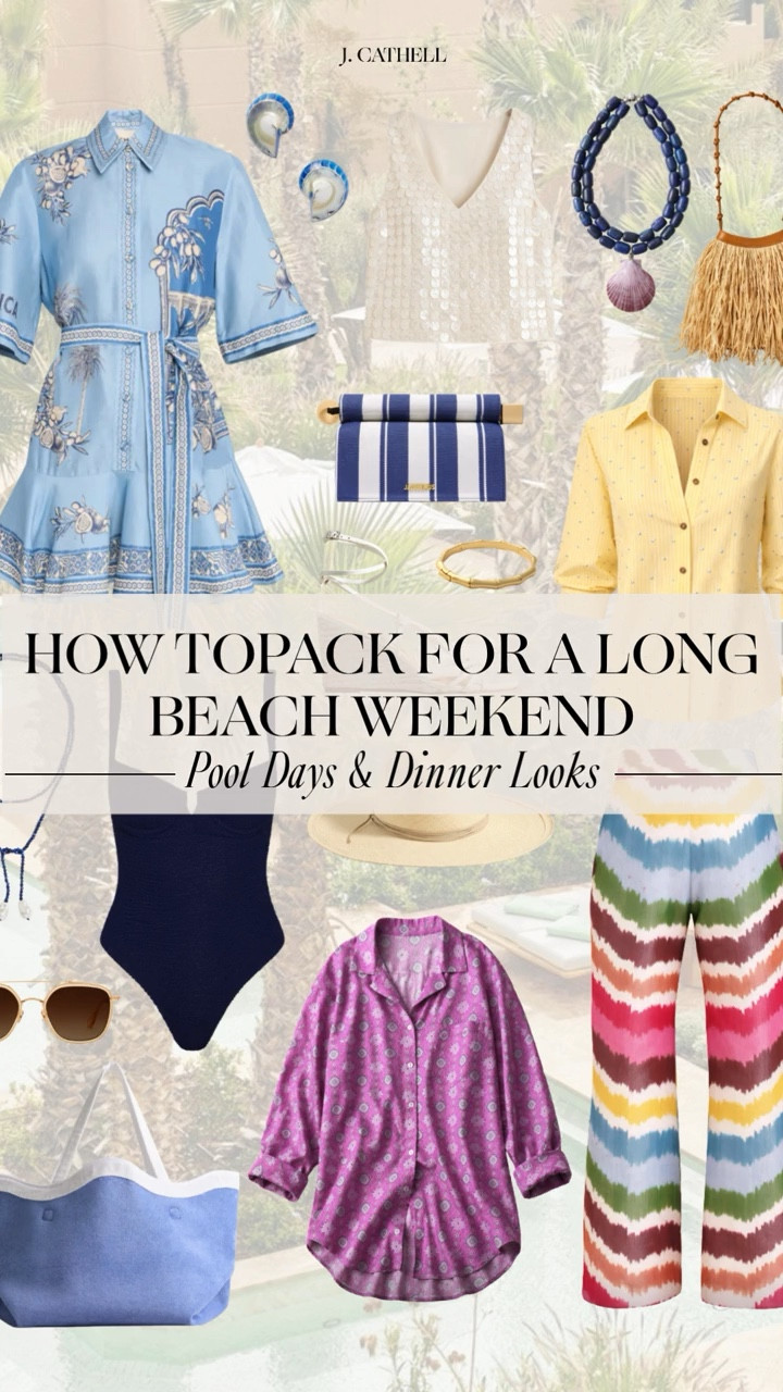 How to pack for a long beach weekend ☀️🌊

From pool days to dinners out, this edit covers everything you actually need—flattering swim, easy cover-ups, versatile dresses, and the travel essentials that make it all feel effortless.

Pack less, wear everything, and feel put-together the entire trip. Save this for your next getaway and tap to shop. 🤍#BeachStyle #VacationPacking #ResortWear #TravelEssentials #SummerStyle #

#LTKOver40 #LTKTravel #LTKootd