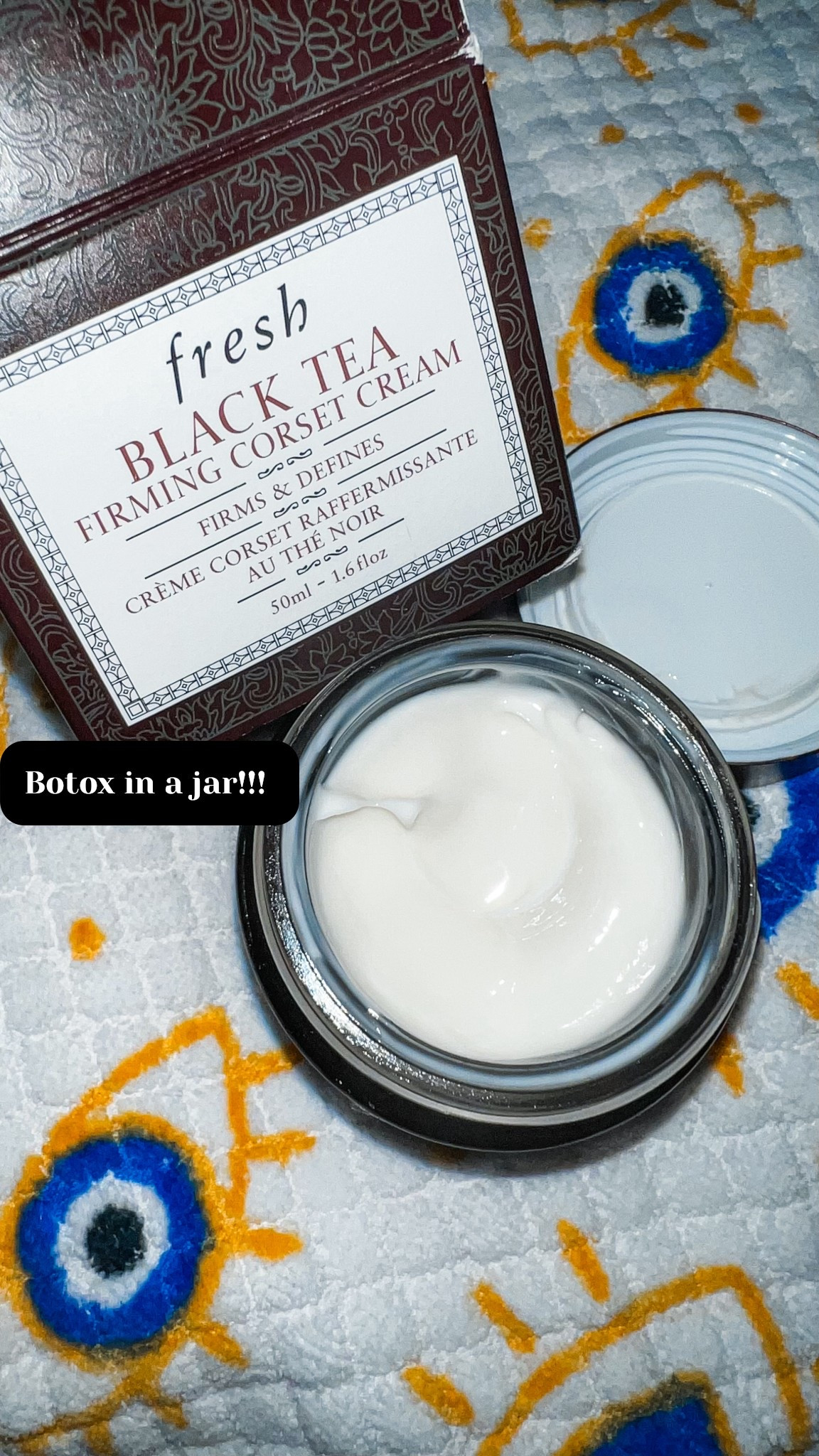 Apply to face and neck morning and night. Sometimes I just do before bed☁️

Lifts and contours your face and neck, gives a glow while also protecting from free radicals 💕

Botox in a jar 
Age renewal cream
Skin care favorite 
Skin care routine 
ULTA BEAUTY Favorites 

#LTKselfcare #LTKBeauty #LTKmorningroutine