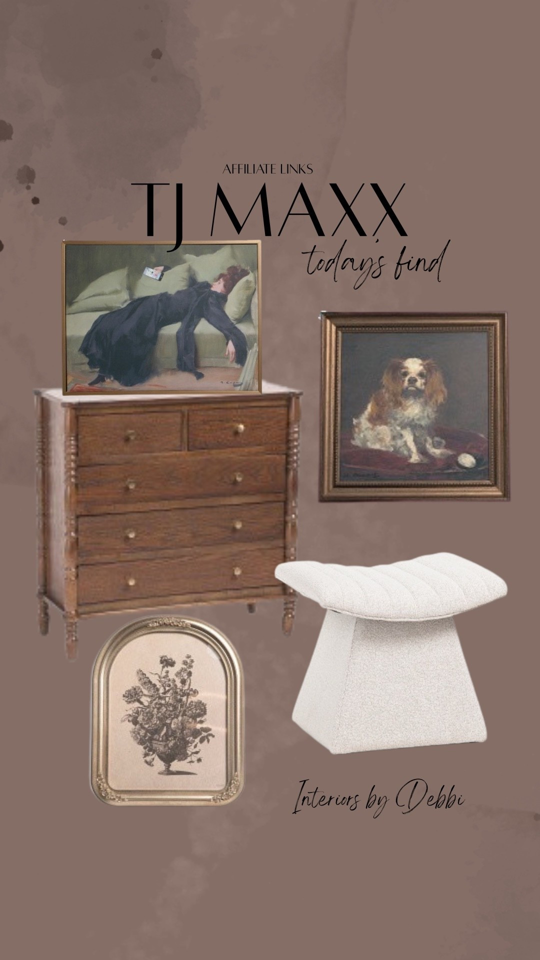 TJ Maxx Finds
Chest of drawers, framed art, stool, 
transitional home, modern decor, amazon find, amazon home, target home decor, mcgee and co, studio mcgee, amazon must have, pottery barn, Walmart finds, affordable decor, home styling, budget friendly, accessories, neutral decor, home finds, new arrival, coming soon, sale alert, high end look for less, Amazon favorites, Target finds, cozy, modern, earthy, transitional, luxe, romantic, home decor, budget friendly decor, Amazon decor #tjmaxx

#LTKHome #LTKSeasonal