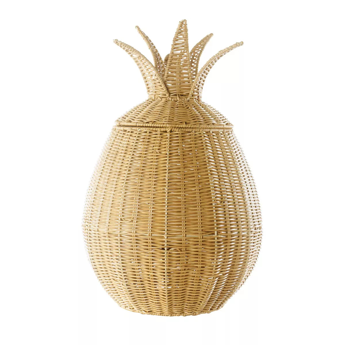 Kaplan Early Learning Pineapple Washable Wicker Floor Basket | Target