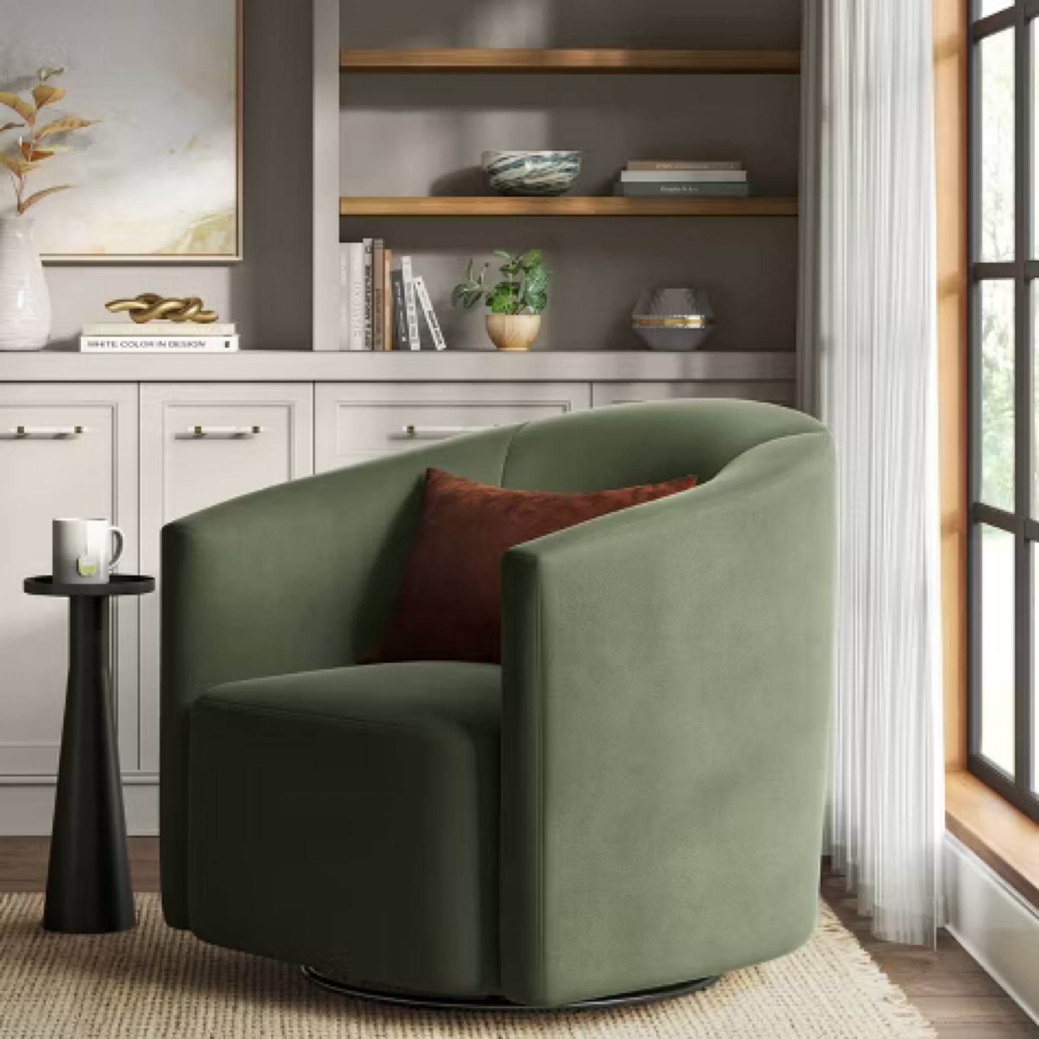 Perfect olive velvet swivel chairs for your living room refresh 💫

#LTKHome #LTKSaleAlert #LTKStyleTip