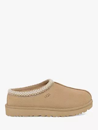 UGG Tasman Sheepskin Slippers, Mustard Seed Beige | John Lewis (UK)