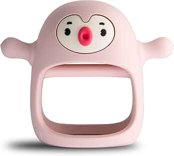 Smily Mia Penguin Teether for Babies 0-6Months, Silicone Baby Teether Toys for Babies 0-6Months,U... | Amazon (US)