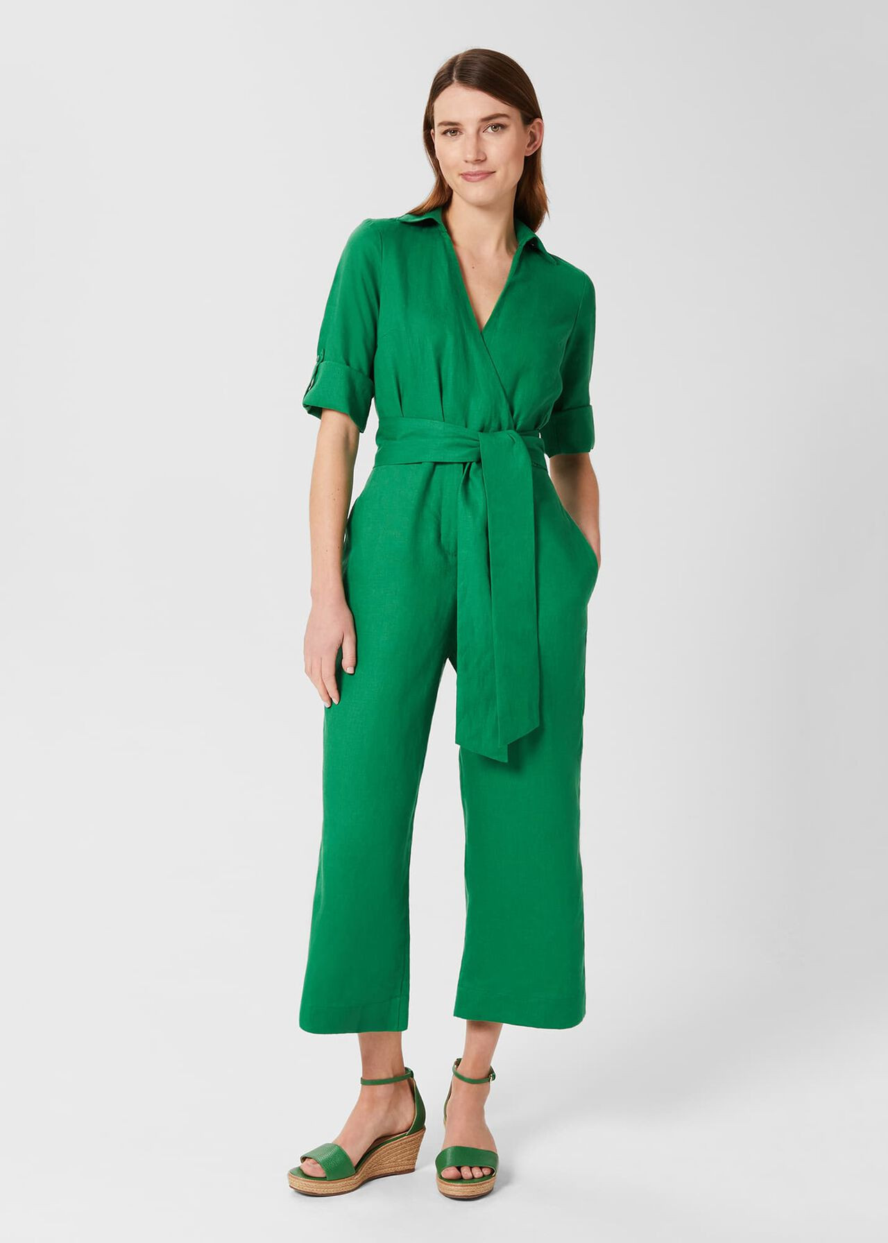 Tazmin Linen Jumpsuit | Hobbs | Hobbs