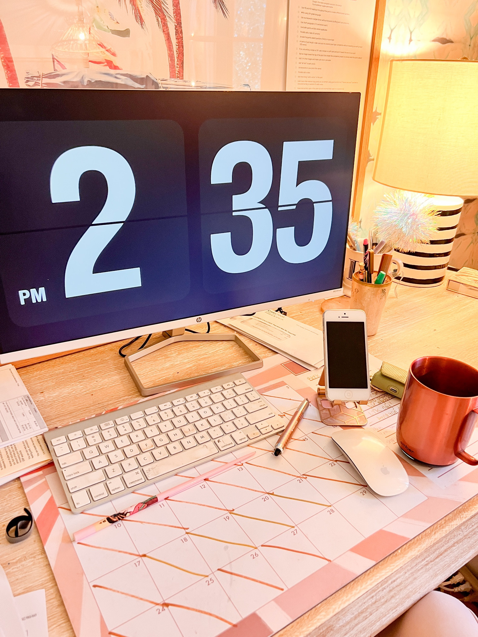 Time to call it quits! Happy Friyay everyone! 

This rose gold ember mug is so awesome / I am a slow and habitual coffee drinker so this mug keeps my coffee nice and hot! Makes a great gift too. And I just plugged up this new white monitor today! I work off of a laptop and was so tired of hunching over squinting into that small screen. It’s a great price on Amazon! 

And I think these deskpad calendars are the cutest! Do you use a deskpad? I love them. These are 2023-2024!

Office finds 
Desk decor 
Desk accessories 
Amazon finds 
Office decor 
Organization finds

#LTKhome