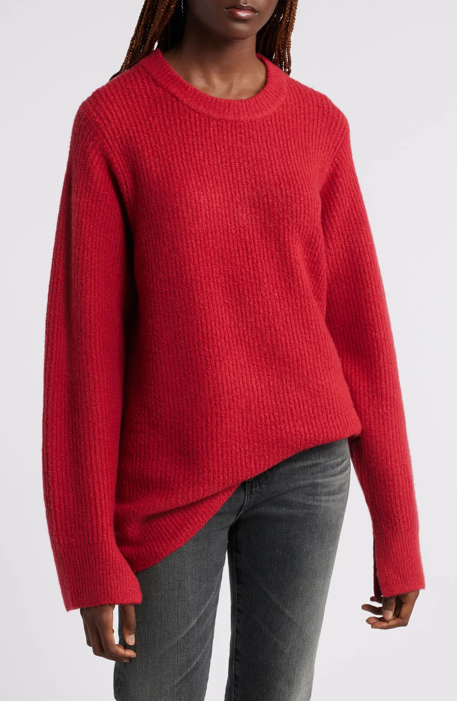 Rib Crewneck Sweater | Nordstrom