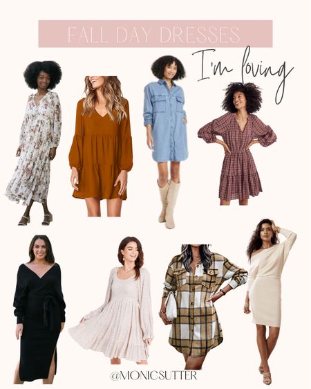 Fall day dresses 