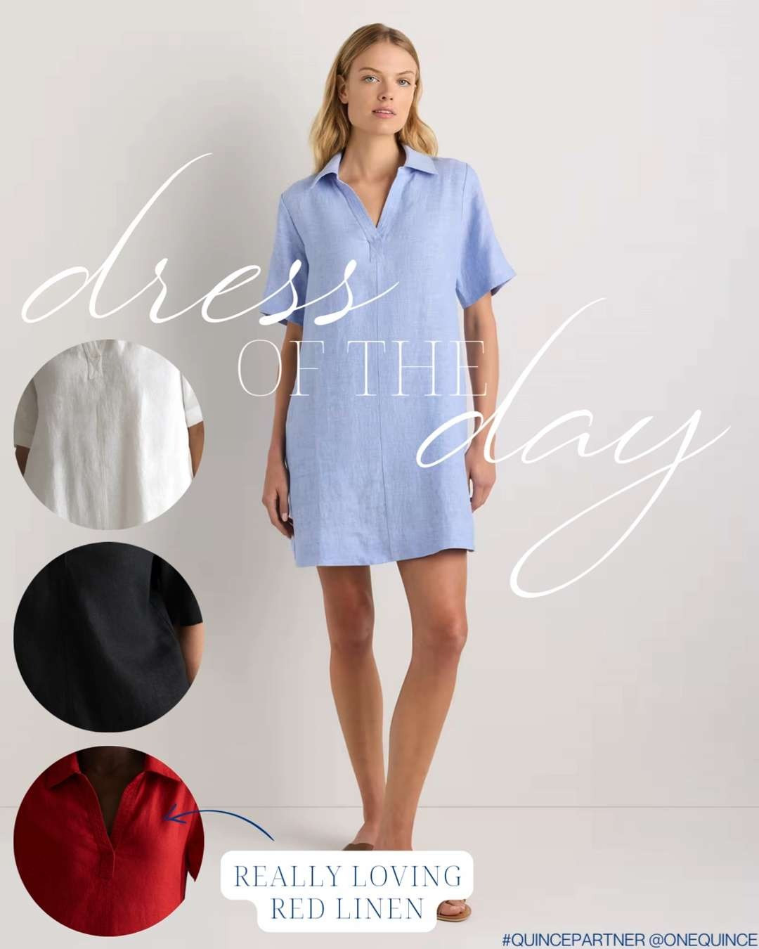 Linen dress weather...here we come! This one is really easy and relaxed, but still has a nice flattering shape. #quincepartner @onequince 

 #LTKootd #LTKmomlife #LTKSeasonal