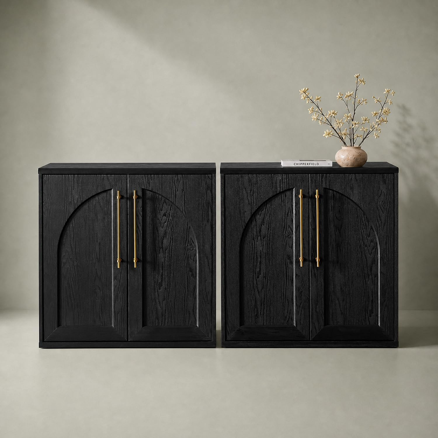 mopio Blake Storage Cabinet, Small Modular Accent Display Sideboard Buffet Cabinet with Storage, ... | Amazon (US)