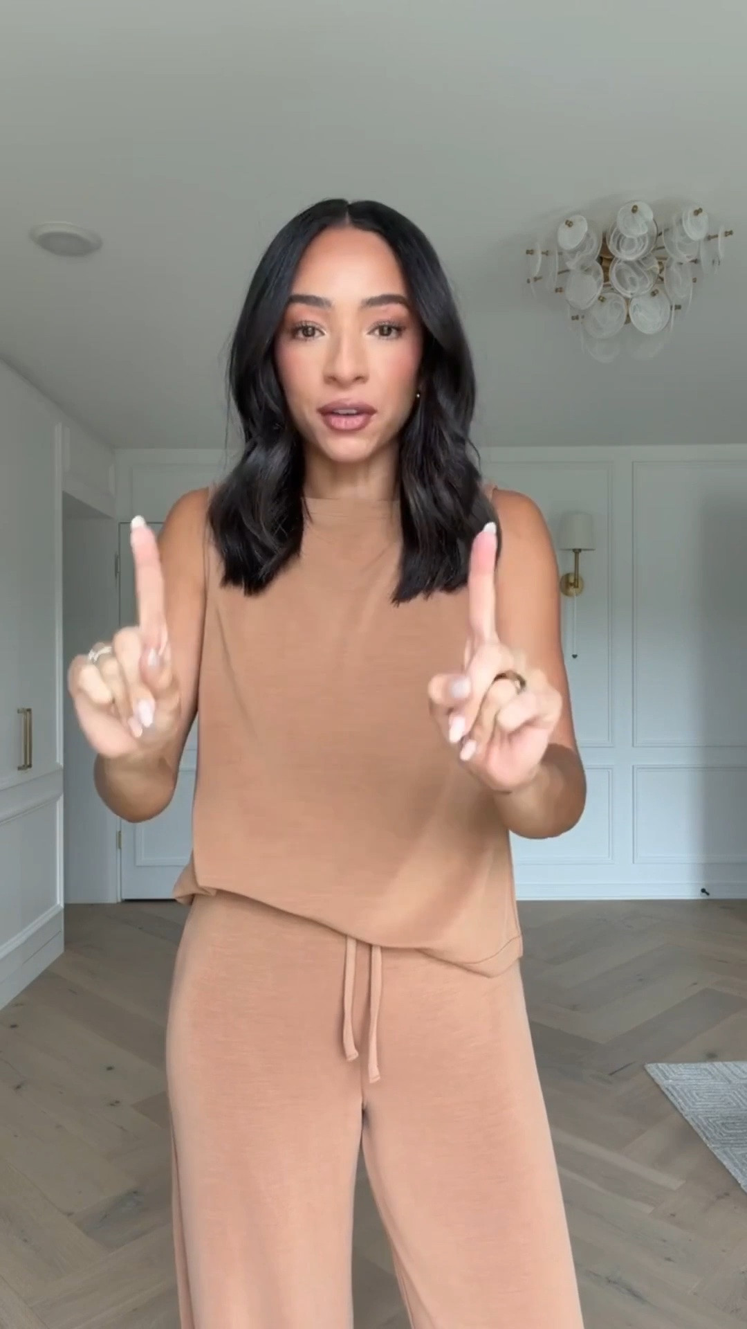 Use code NENAXSPANX to save 15% off your first order! This material is so lightweight, comfortable and buttery soft! Wearing size S tank and size XS straight leg pant (run long - I’m 5’8” for reference) 

casual outfit, work from home outfit, summer outfit, summer fashion, mom outfit, postpartum outfit, spanx set, airessentials set, travel outfit, airport outfit, loungewear

#LTKTravel