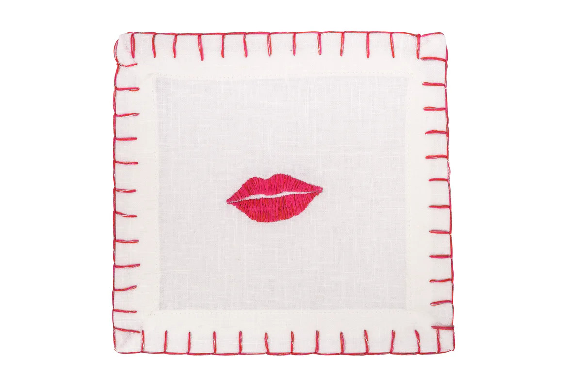 Beso Cocktail Napkins, Set of 4 | Over The Moon