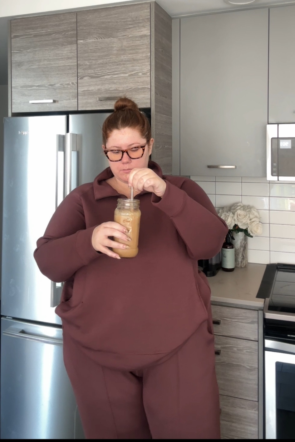 Plus size fall lounge outfit- softest fabric!! 

Pants are a little short (ankle length) and I’m 5’8 wearing the 22/24 in both pieces 

#LTKplussize #LTKautumn #LTKmidsize