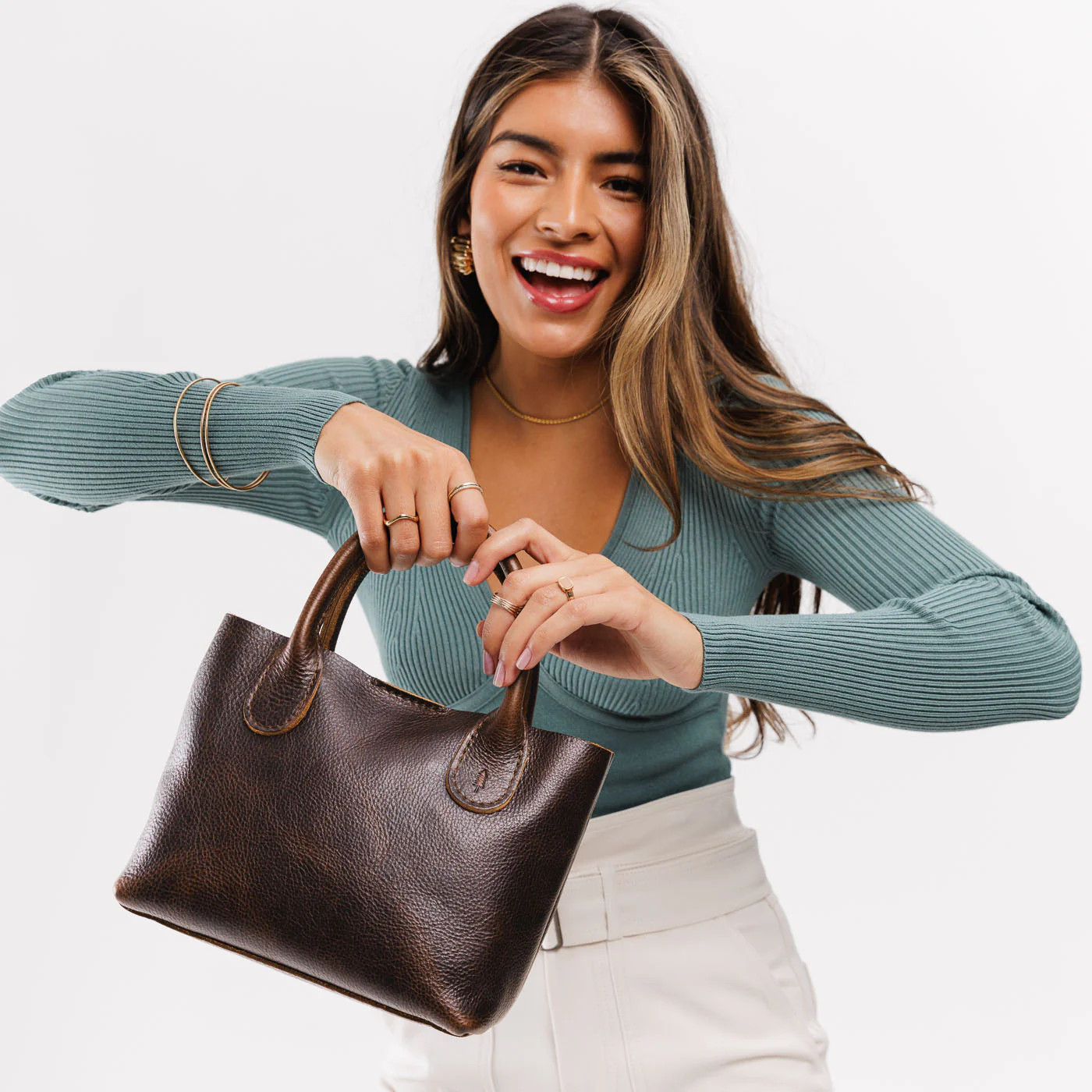 'Almost Perfect' Raindrop Crossbody Bag | Portland Leather Goods | Portland Leather Goods (US)