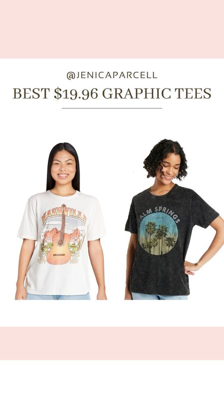 I love a good graphic tee! The retro colors and relaxed fit make these such a great, affordable option!

Spring fashion / Spring outfit  / Comfortable Outfit / Walmart fashion / Affordable / Budget 

#LTKfindsunder50 #LTKsalealert #LTKfindsunder100