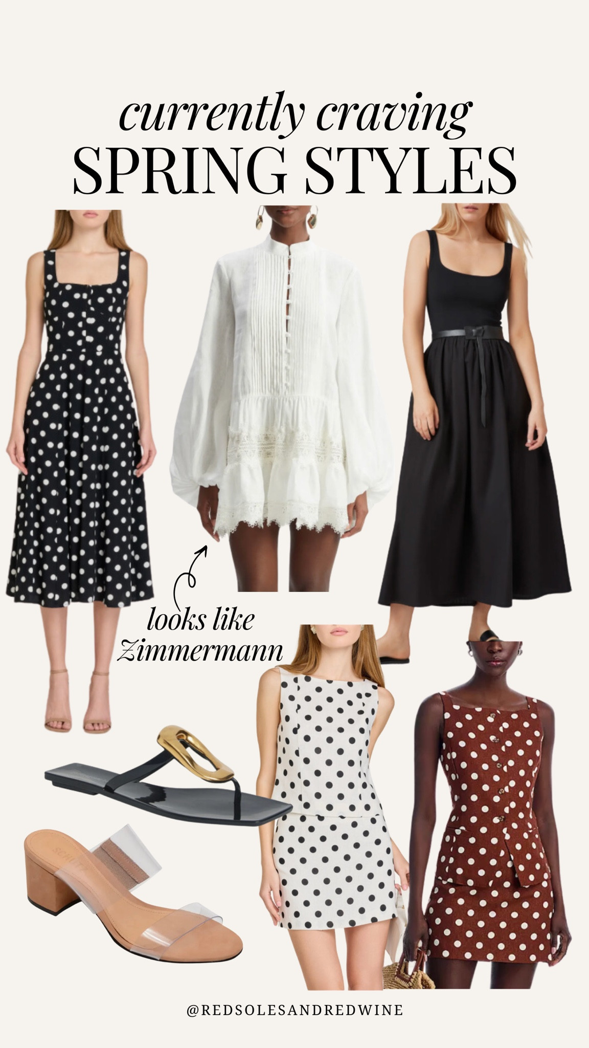 Currently craving spring styles! Polka dot dresses, Zimmermann similar dress, spring dress, midi dress

#LTKStyleTip
