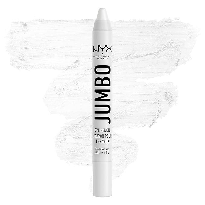 NYX PROFESSIONAL MAKEUP Jumbo Eye Pencil, Blendable Eyeshadow Stick & Eyeliner Pencil - Milk (Whi... | Amazon (US)