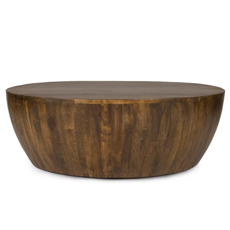 Vivenne Solid Wood Drum Coffee Table | Wayfair North America