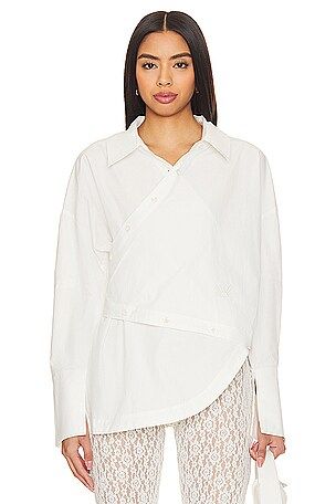 Oversized Shirt in White | Revolve Clothing (Global)