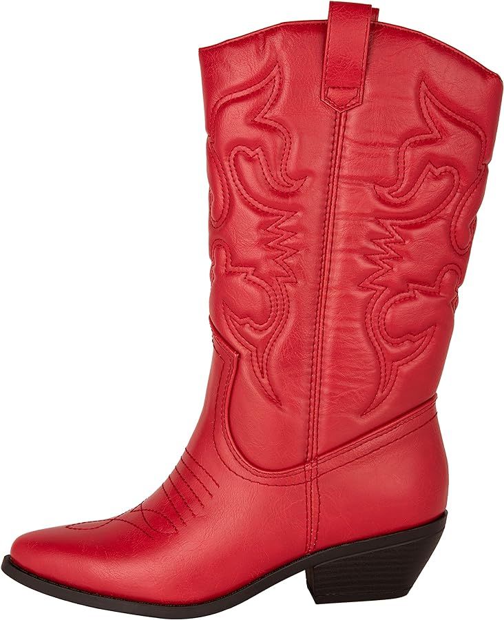 KAYDAY Womens Cowboy Boots Western Rodeo Fashion Outfit Sissy | Amazon (US)