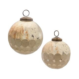 12ct. Distressed Glass Ball Ornaments | Michaels Stores