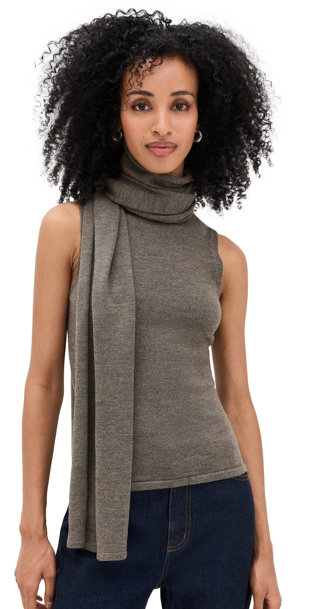 STAUD Canal Top Truffle L | Shopbop